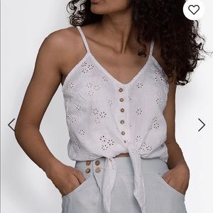 REISTOR Poolday Tan Lines Tank in Coconut White